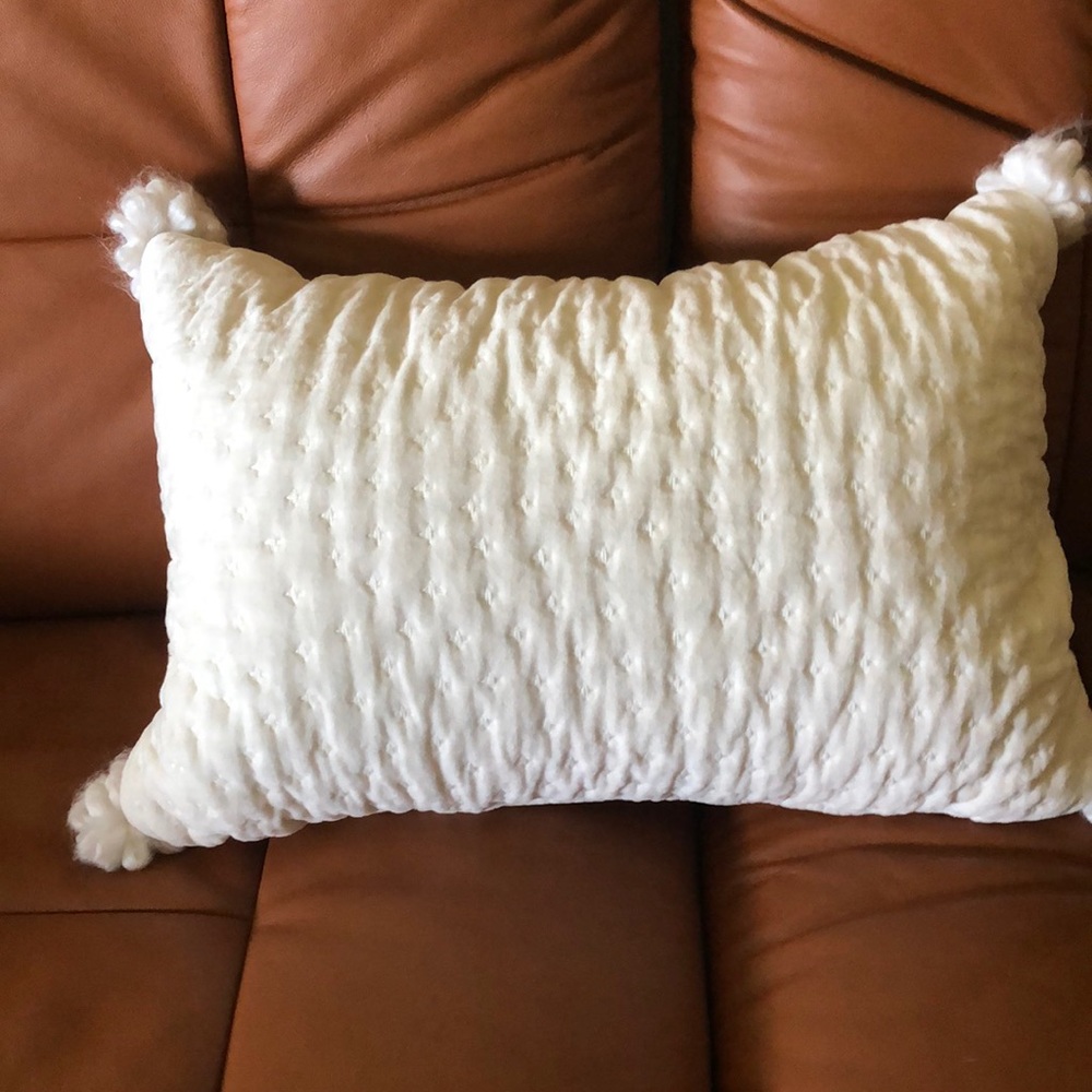 Embroidered pillow